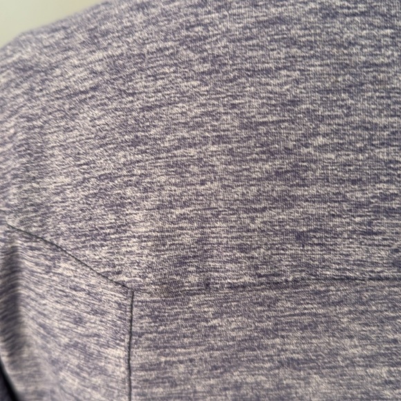 Oiselle •S• Lux Quarter Zip Pullover with Quilted Katron Detail Navy Blue - Picture 2 of 12